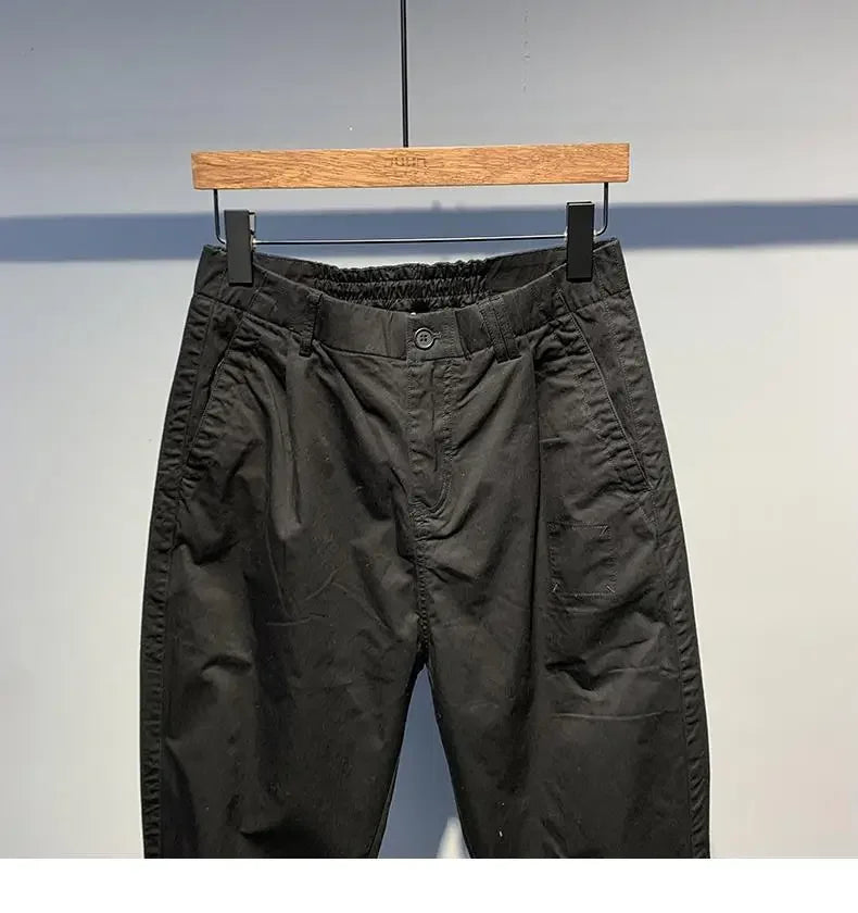 Quick-drying Thin Versatile Solid Color Loose Fashion Harren Long Summer Men's Comfortable Small Feet Casual Pants