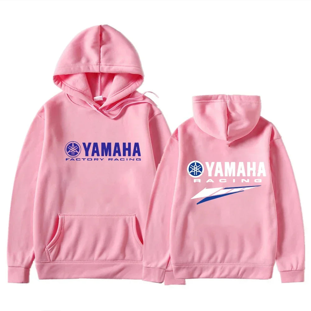 The new 2026 Yamaha autumn and winter hooded sweater, available in both men's and women's sizes, including extra large, is comfo