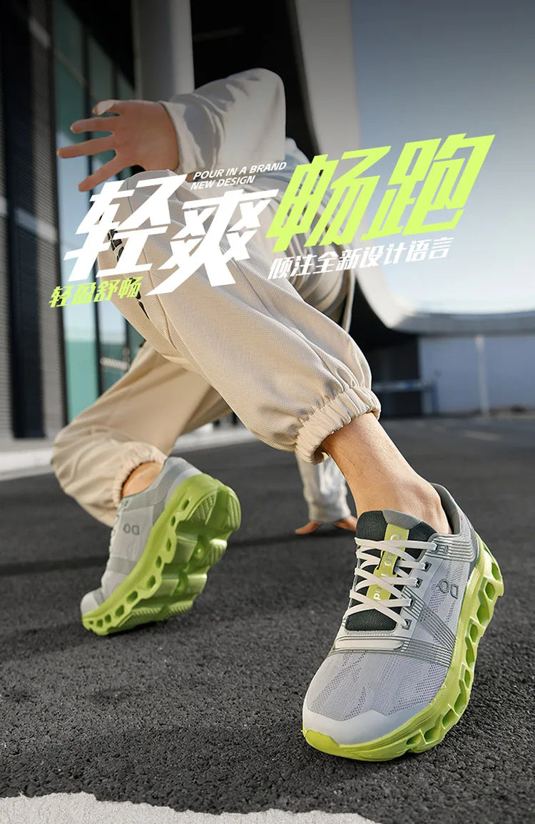 Sports Running Shoes Men Breathable Lightweight Sneakers Comfortable Athletic Nonskid Leisure Outdoor Sneakers for Men