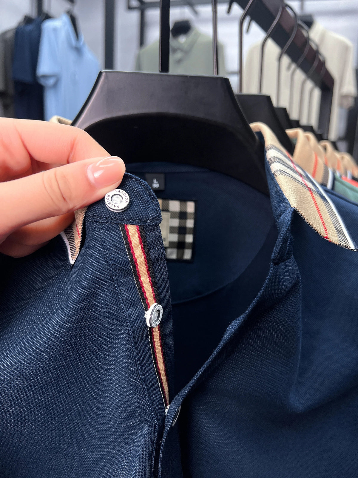 Designer brand men's short sleeve polo shirt new embroidery silky cotton breathable summer Korean fashion casual Paul T-shirt