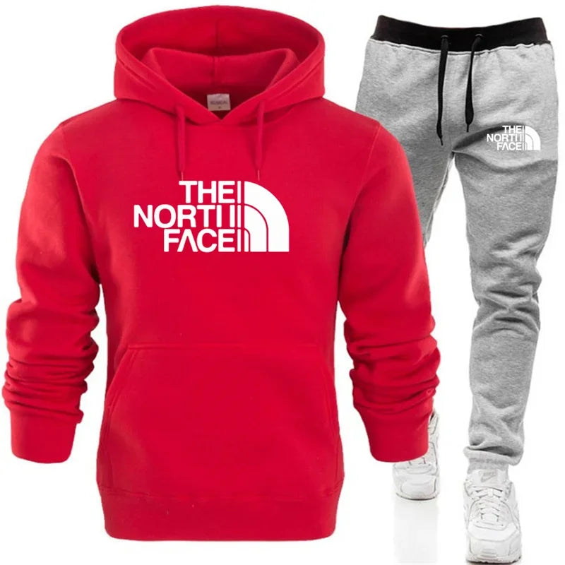 Winter hoodie set, pants, casual jogging clothes, sportswear, sportswear