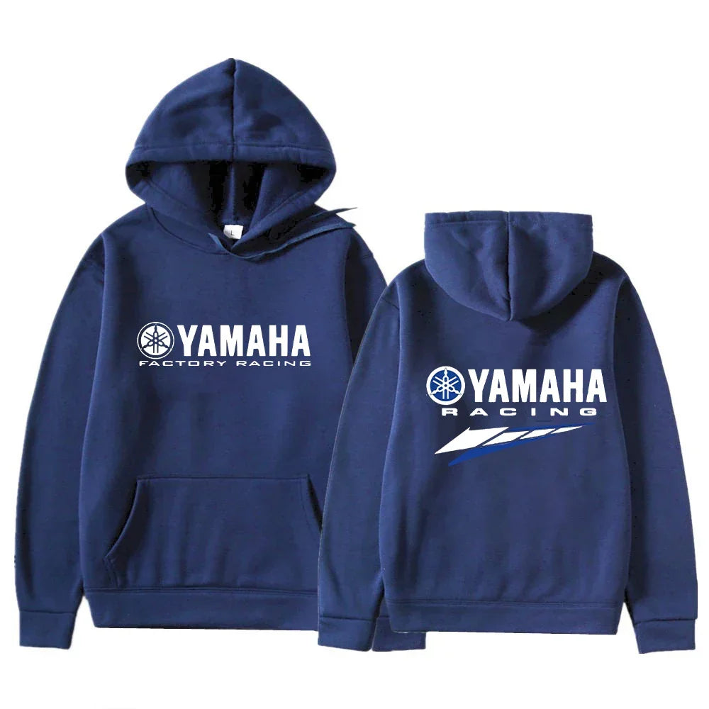 The new 2026 Yamaha autumn and winter hooded sweater, available in both men's and women's sizes, including extra large, is comfo