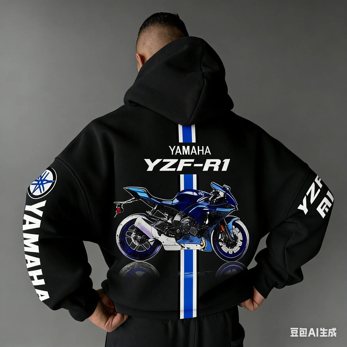 2026 Spring Summer New Motorcycle Yamaha R1 Cotton Oversized Hoodie Men Women Comfortable Casual And Fashionable Sportswear