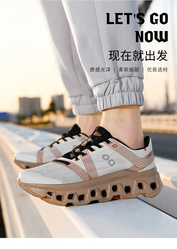 Sports Running Shoes Men Breathable Lightweight Sneakers Comfortable Athletic Nonskid Leisure Outdoor Sneakers for Men