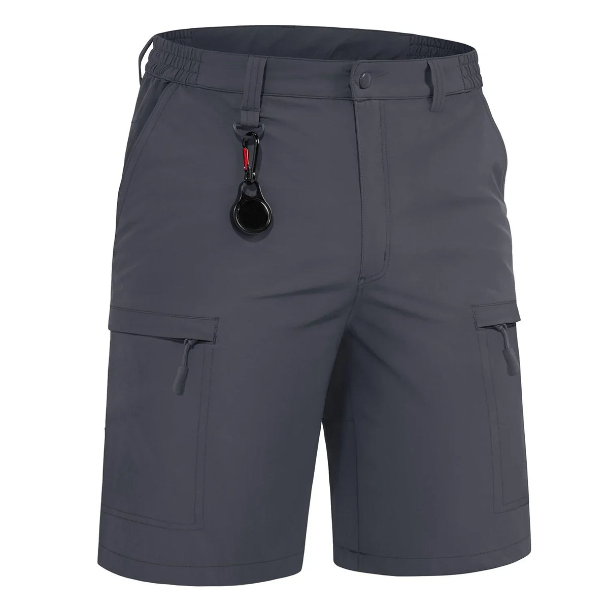 Summer Moisture Wicking Casual Shorts Mens Cargo Work Shorts Running Jogging Sports Bottoms Nylon Rip-Stop Short Pants