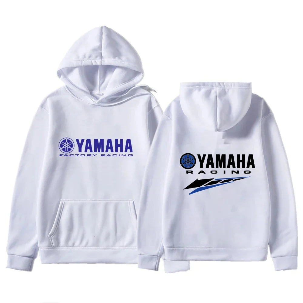 The new 2026 Yamaha autumn and winter hooded sweater, available in both men's and women's sizes, including extra large, is comfo