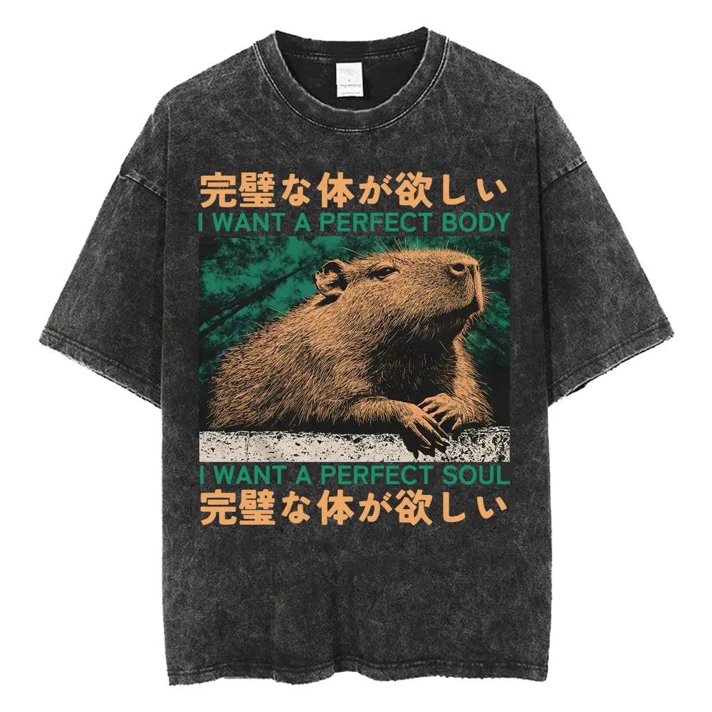 I Have Made It Awkward I Will Be Taking My Leave Meme T Shirt Japan Spider Crab Funny T-shirt Unisex Fashion Vintage Washed Tees