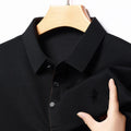 Light Luxury 202 Paul Men's Polo Shirt Long Sleeved T-shirt Casual Daily Lapel Sweatshirt Base