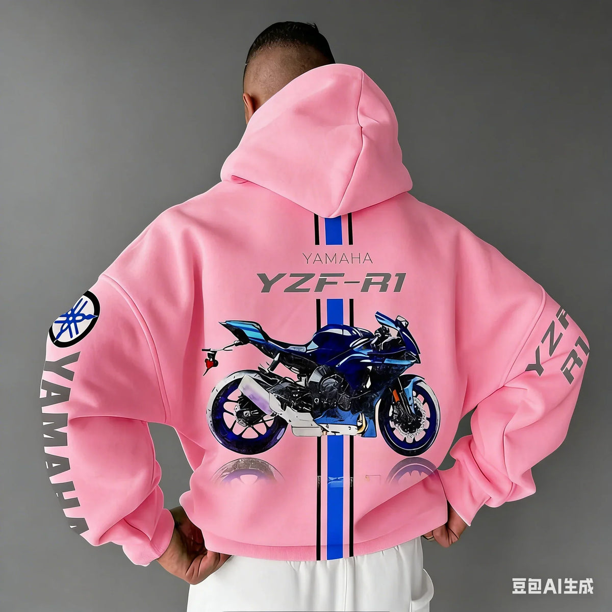 2026 Spring Summer New Motorcycle Yamaha R1 Cotton Oversized Hoodie Men Women Comfortable Casual And Fashionable Sportswear