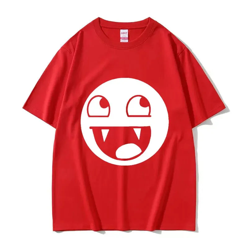 Epic Face Domo Kun Funny Meme T Shirts Men Women Summer O-Neck Fashion High Quality T-Shirt Casual 100% Cotton Oversized Tshirt
