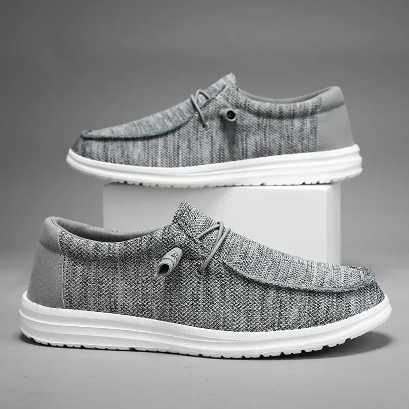 Canvas Shoes Men Casual Slip on Shoes Alpargatas Hombre Moccasins Mocassin Homme Lightweight Breathable Plus Big Size 50