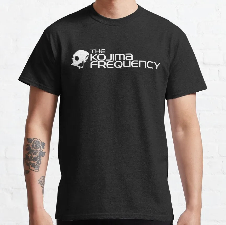 Men's Metal Gear Kojima Productions T Shirts MGS Hideo Kojima T-Shirt Death Stranding Cotton Tops Short Sleeve Tees Printed