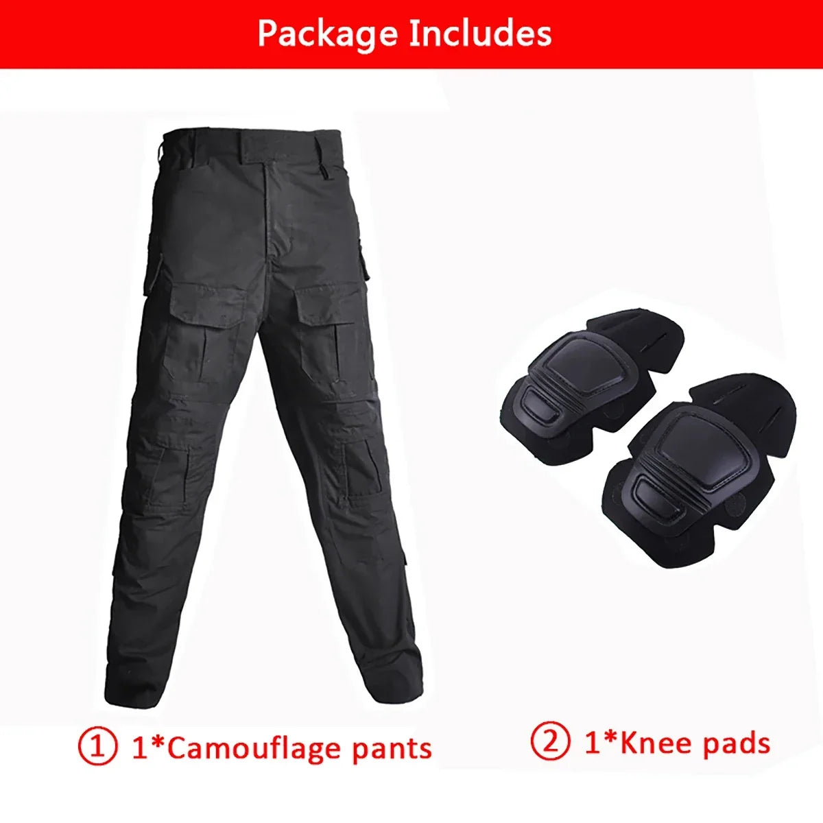 G3 Combat Pants +Pads Elastic Sport Pant Tactical Gear CP Climbing Camo Outdoor Tactic Pants Airsoft Cargo Casual Work Trouser