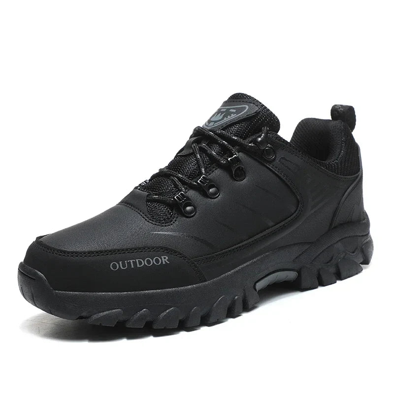 Hiking Boots Man Winter Sneakers Luxury Designer Men's Leather Boots Models Winter Shoes Anti Slip Sneakers Platform Ankle Boots
