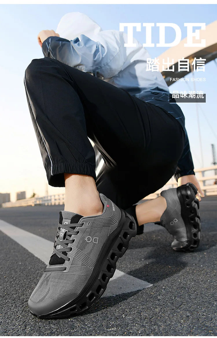 Sports Running Shoes Men Breathable Lightweight Sneakers Comfortable Athletic Nonskid Leisure Outdoor Sneakers for Men