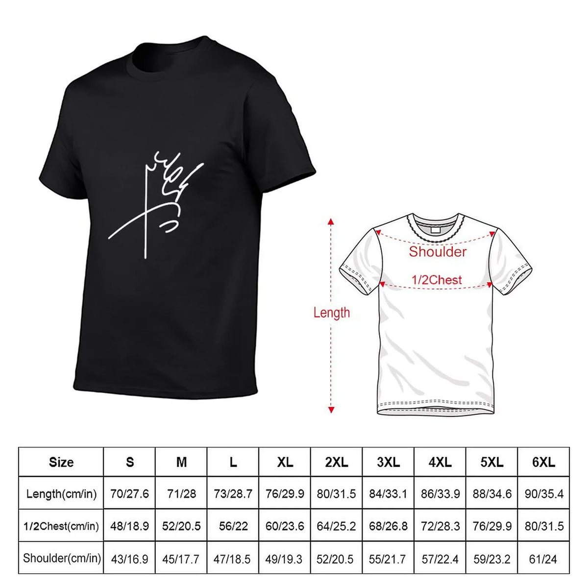 Mohammad Reza Pahlavi's signature T-Shirt sublime sweat Men's clothing