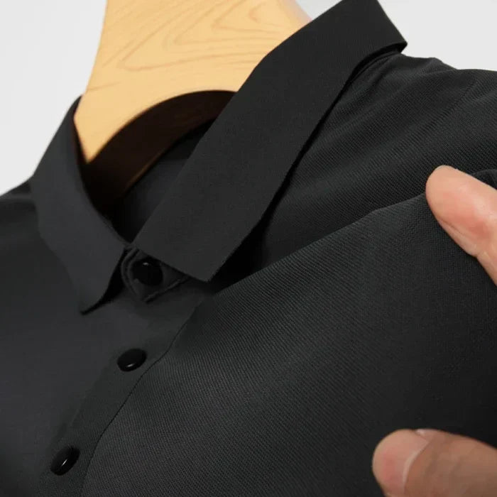 10 Color Men's Thin Polo Shirt Summer New Ice Silk Popular Business Casual Breathable Lapel Polo Shirt for Man Brand Clothing