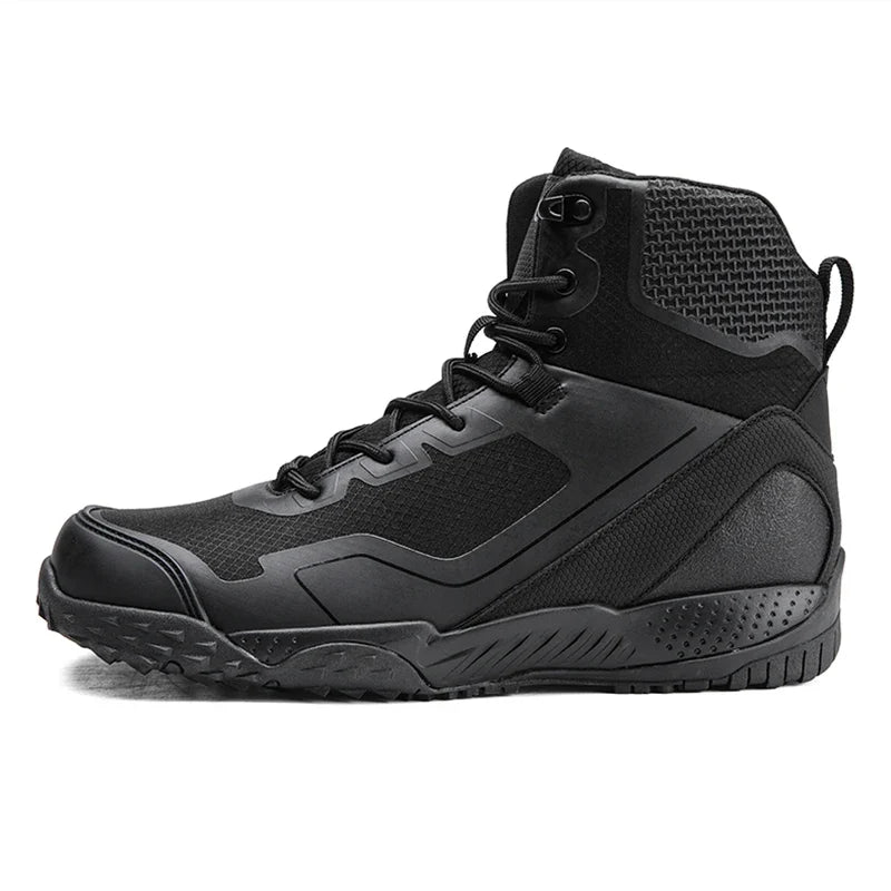 New Men Tactical Boots Waterproof Outdoor Casual Ankle Man Boot Desert Military Climbing Hunting Work Safety Hiking Male Shoes