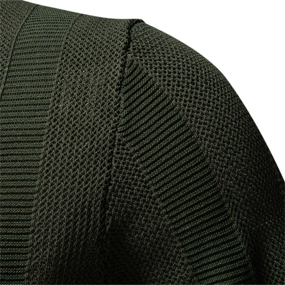 2025 Men's Solid & Striped Mesh Polo Shirt - Breathable Knit Casual Top with Turn-Down Collar