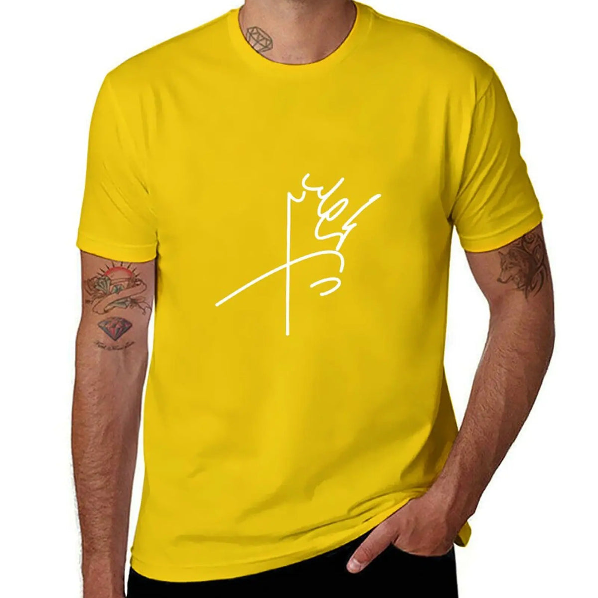 Mohammad Reza Pahlavi's signature T-Shirt sublime sweat Men's clothing