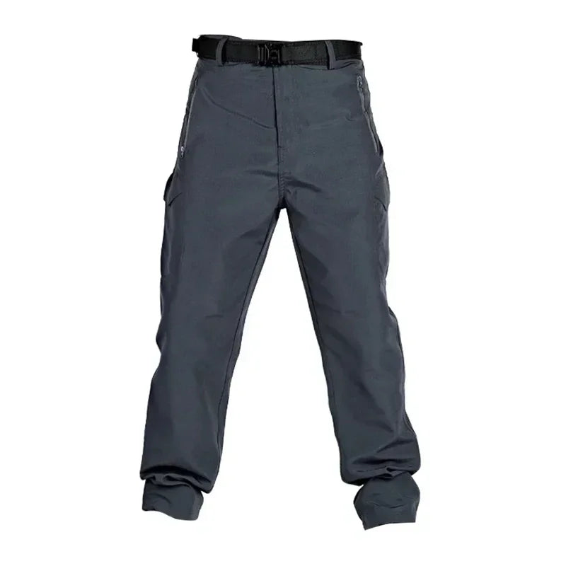 Summer Quick Dry Men Pants Thin Hunting Tactical Cargo Pants Multi-Pocket Loose Long Trousers Lightweight Hiking Work Pant