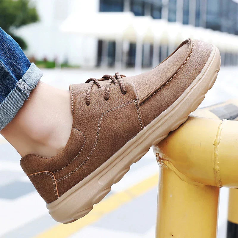 Men's casual leather shoes Genuine Leather Men's Casual Shoes Summer Men Shoes handmade Leather Men Loafers