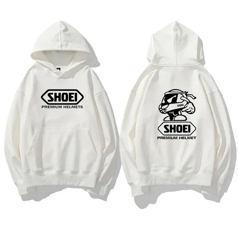 2026 New Men's Fashion Motorcycle Culture Hoodie Autumn Winter Long Sleeve Sweatshirt High Quality Comfortable Casual Top