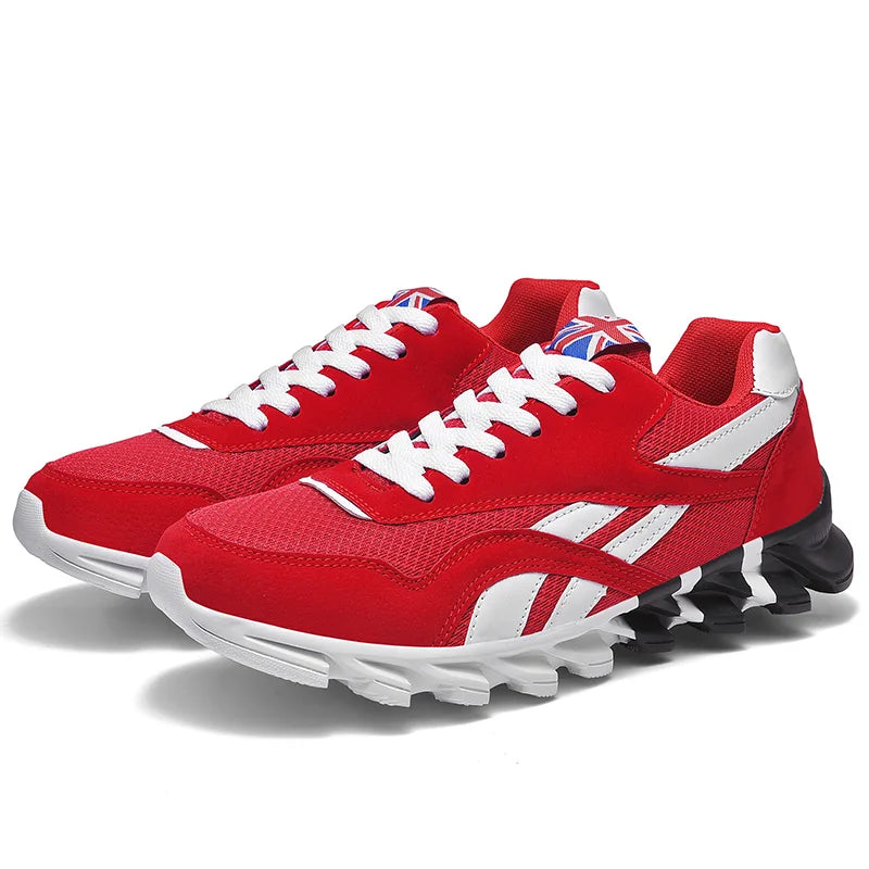 Men's and women's running shoes breathable casual sneakers anti-slip vibration comfortable walking shoes 36-48