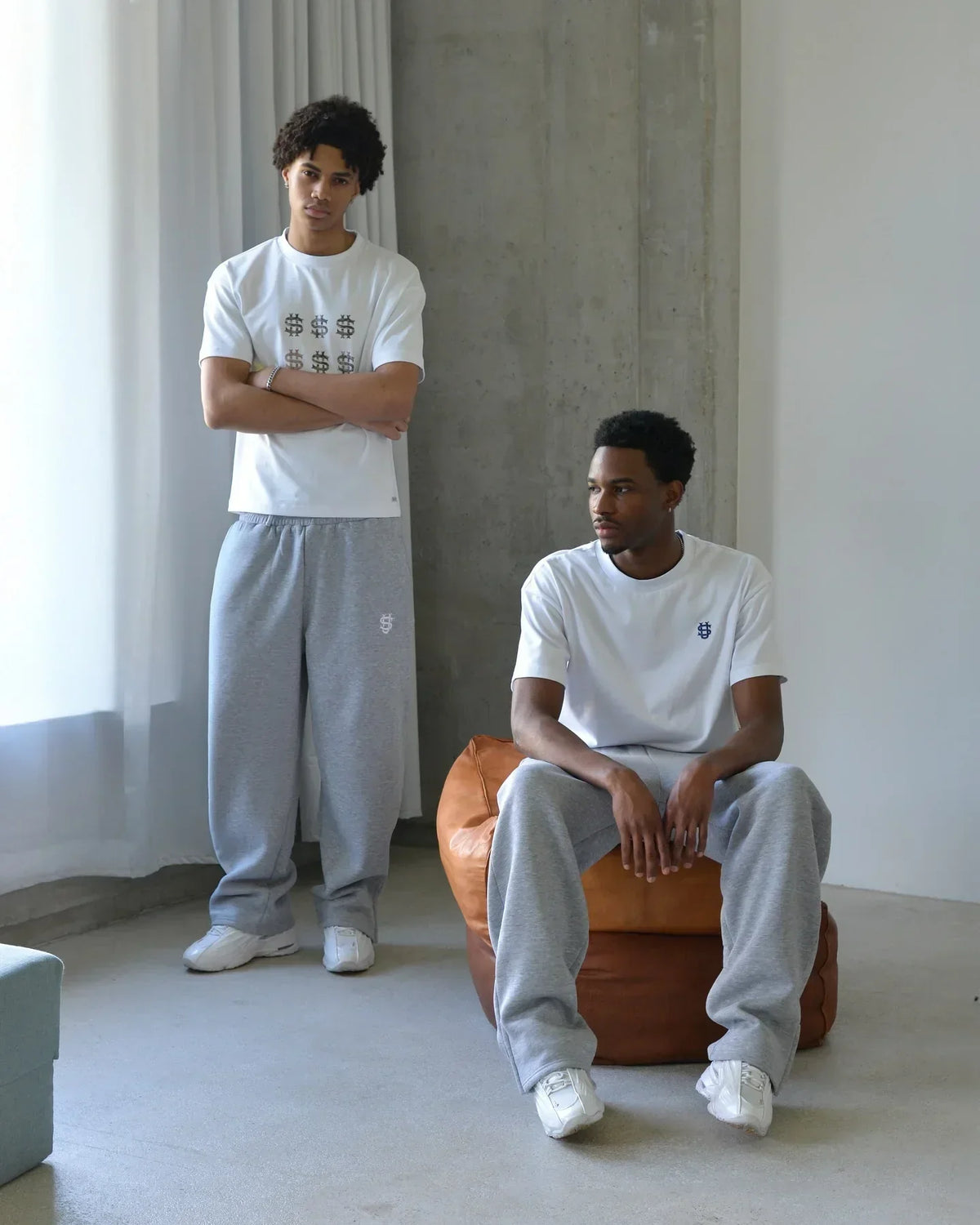 Embroidered casual zipper hoodie sweatpants two-piece set Y2K clothing men's hip-hop oversized sweatpants casual pants