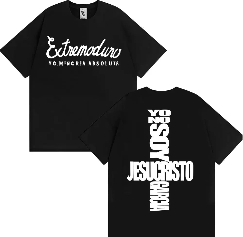 Rock Band EXTREMODURO Tour 2025 Cover T-shirt Men Women Fashion Vintage Short Sleeve T Shirts Summer Pop Loose Oversized T Shirt