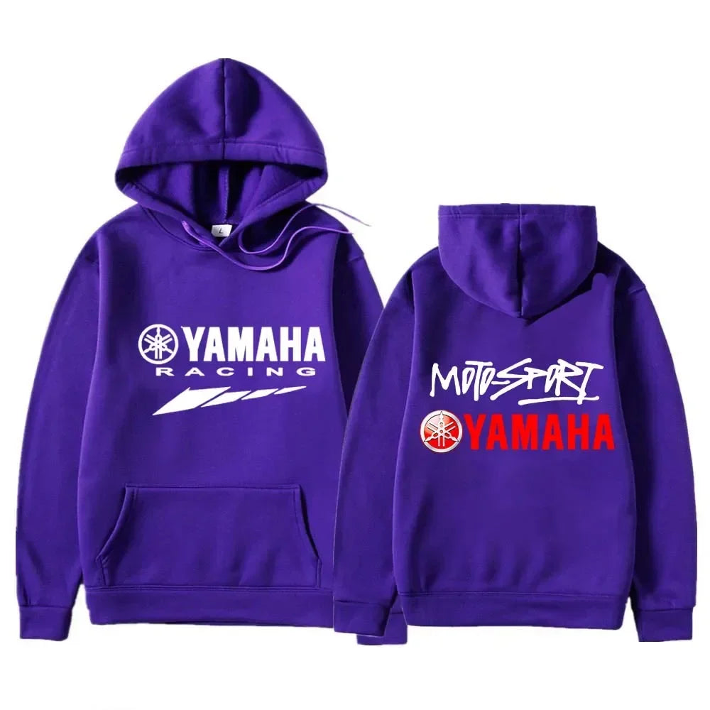 New Spring Autumn Sportswear, Men Women Fashion Hoodies with Yamaha Logo, Motorcycle Racing Team Outdoor Sports Sweatshirts For