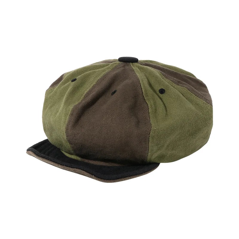 Men Women octagonal beret caps 8 Panels Newsboy hats pure cotton Cabbie Painter Hat Gatsby Ivy bonnets