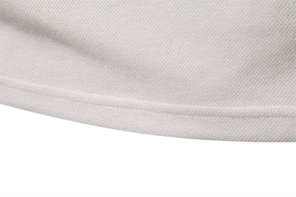 Men's Embroidery Polo Shirt Fashion Turn down Collar Casual Social Luxury Golf Shirt
