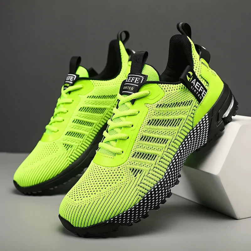 Men Running Shoes Breathable Outdoor Sports Shoes Lightweight Sneakers for Men Comfortable Athletic Training Footwear
