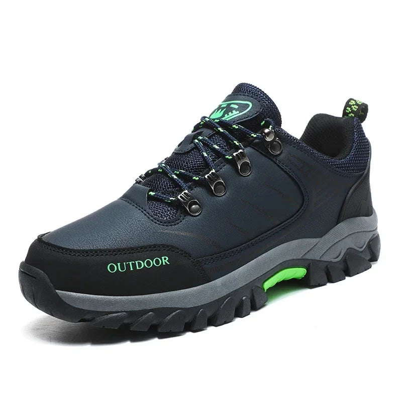 Hiking Boots Man Winter Sneakers Luxury Designer Men's Leather Boots Models Winter Shoes Anti Slip Sneakers Platform Ankle Boots