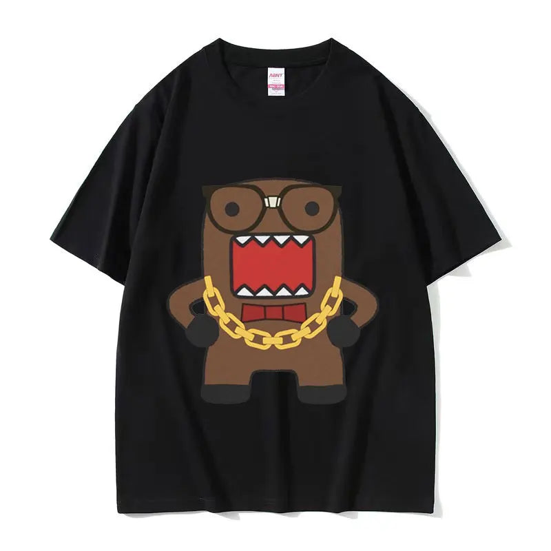 Epic Face Domo Kun Funny Meme T Shirts Men Women Summer O-Neck Fashion High Quality T-Shirt Casual 100% Cotton Oversized Tshirt