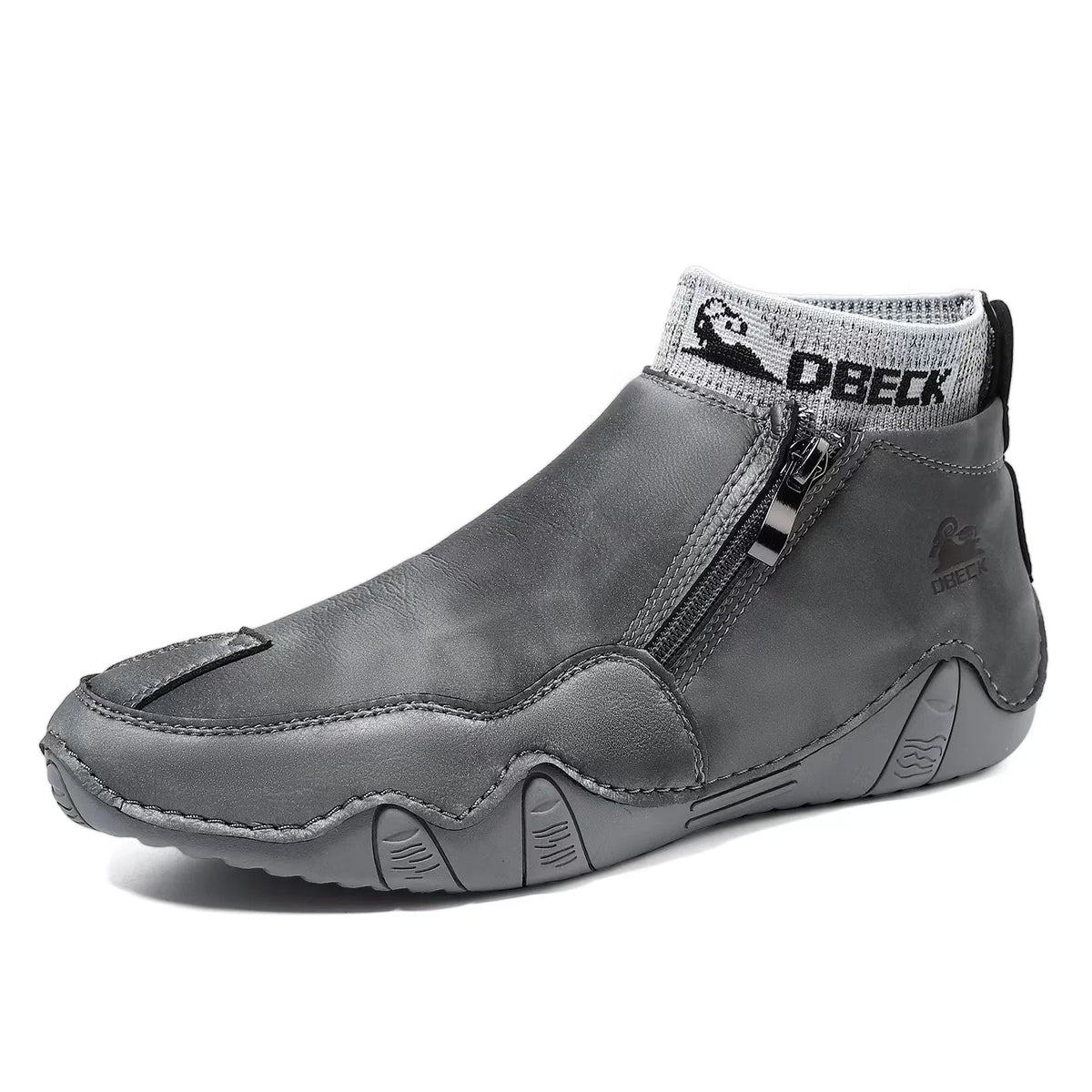 DBECK Men Sneakers Casual Shoes Male High Top Sneakers Winter Warm Designer Fashion Loafers Lace Up Shoes Men Ankle Boots