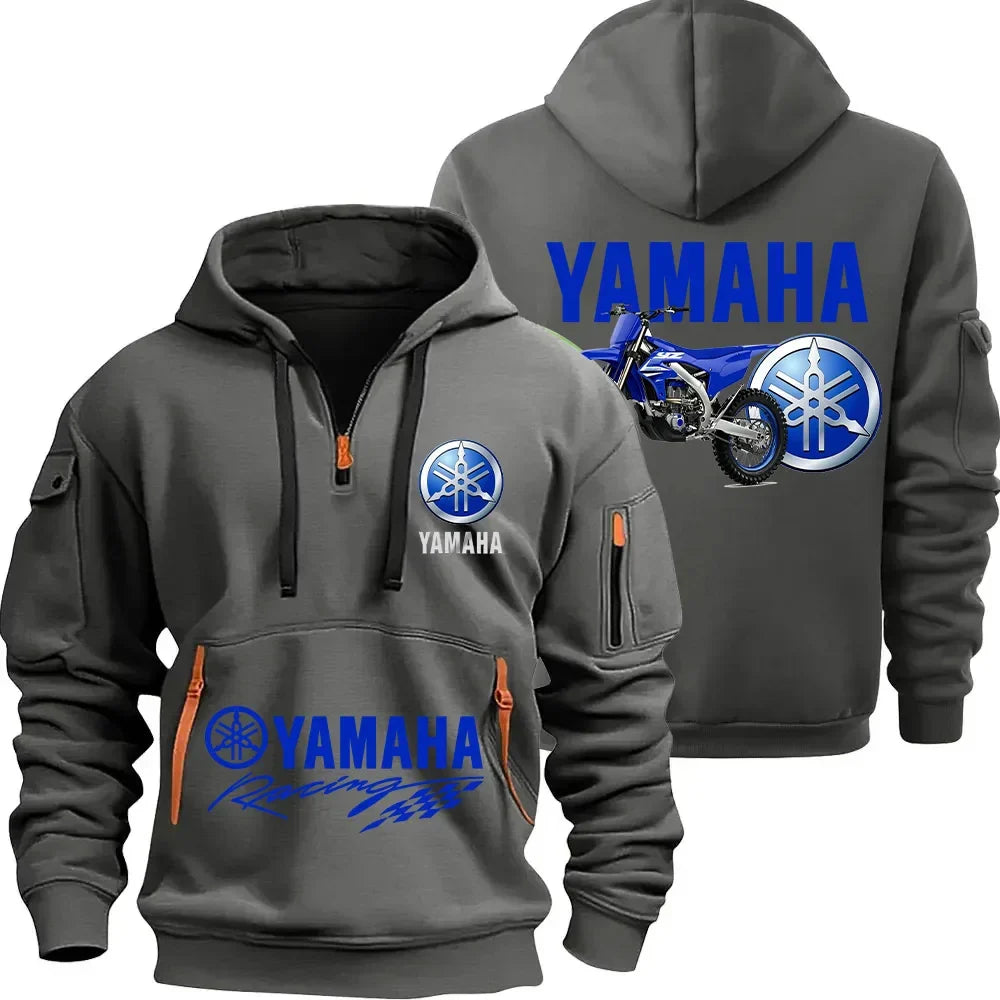 FZ150F Logo Motorcycle Racing Team Men's Half Zipper Hoodie Spring Men's Sportswear Fashion Sports Men's Hoodie