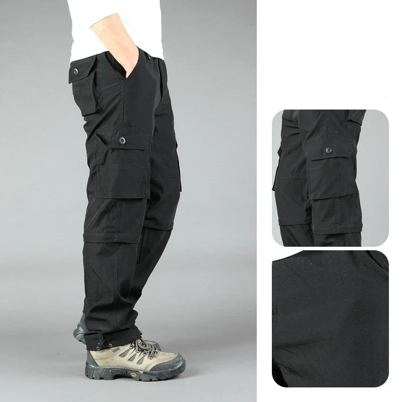 Mens Cargo Hiking Pants Quick Dry,Comfortable,Perfect for Outdoor Working and Camping,Spring Autumn Versatile Outdoor Long Pants