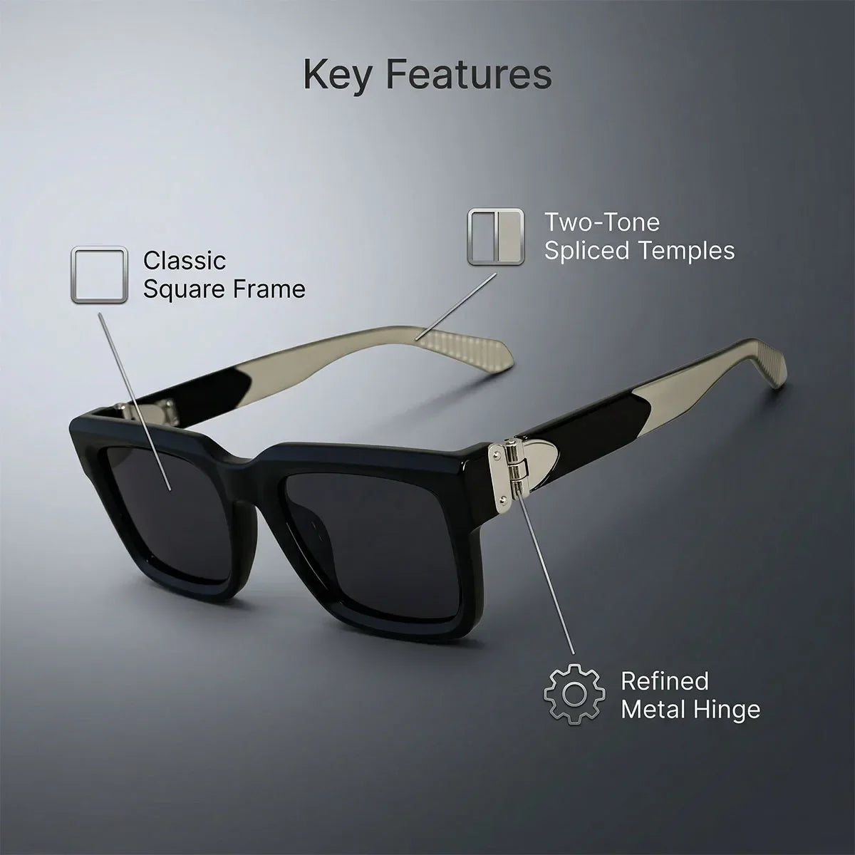 2026 Square Sunglass Men UV400 Protection Vintage Retro Sunglasses Women Trendy Luxury Fashion Glasses Gafas De Sol Hombre Vasos
