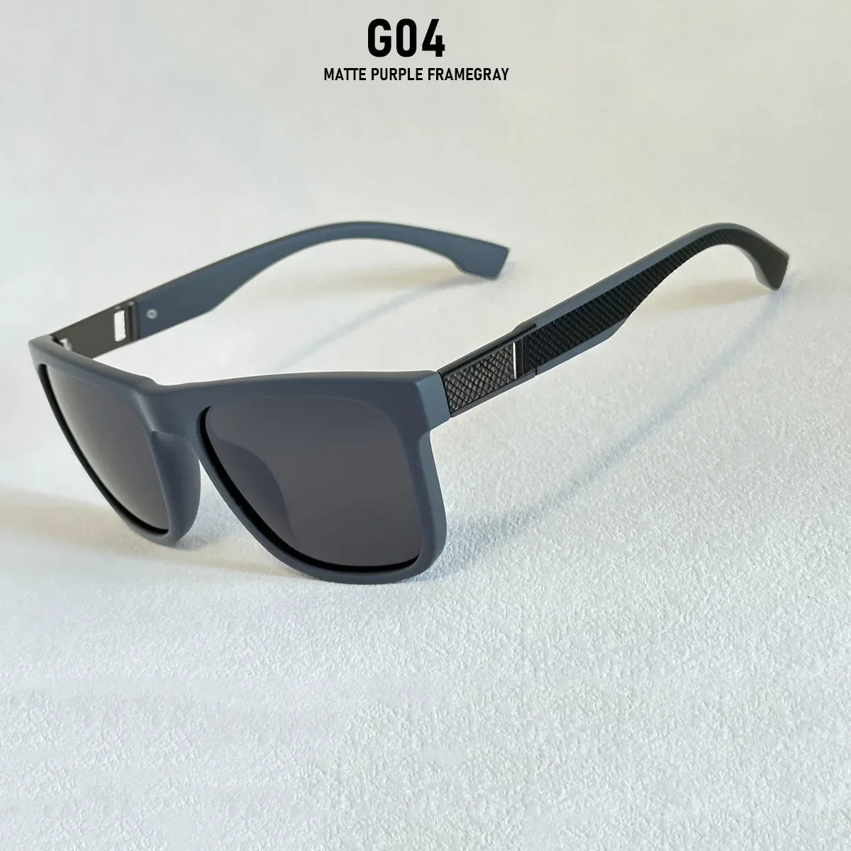 Vintage Retro Polarized Sunglasses For Men Vacation Square Sunglass Women UV400 Protection Fashion Glasses Gafas De Sol Hombre