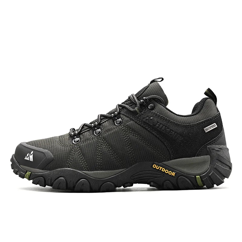 Non-slip Men Hiking Shoes Breathable Outdoor Wear Resistant Splashproof Climbing Men Sneaker Tourism Mountain Shoes
