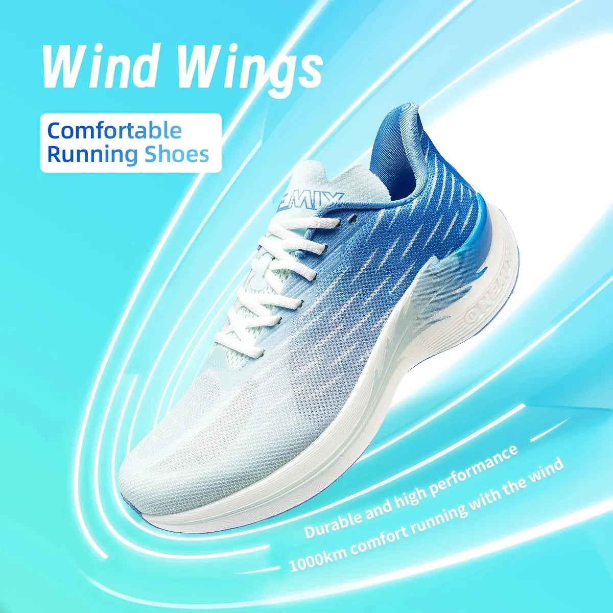 Wind Wings Breathable Speed Running Shoes Men Sports Casual Women Sports Shoes Light Men Outdoor Jump Rope