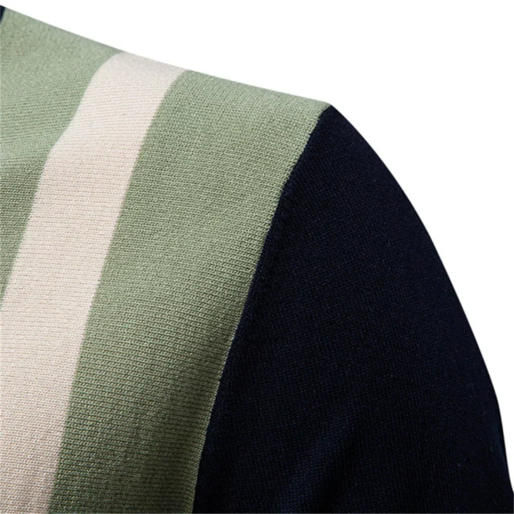 Brand Men's Striped Mesh Polo Shirt for High Quality Breathable Fabric Stylish Casual Male Polo Shirts ﻿