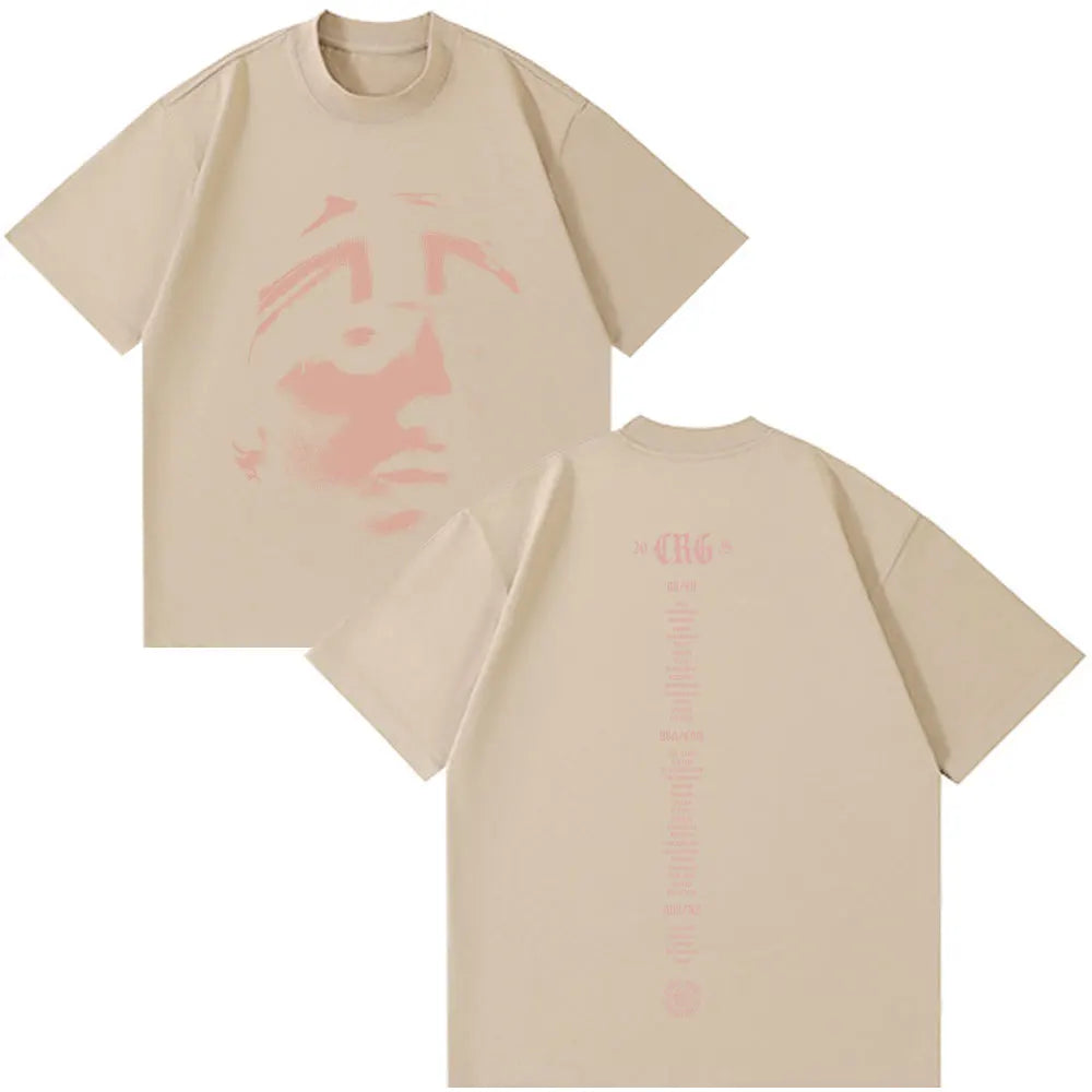 Rapper Central Cee CAN'T RUSH GREATNESS World Tour 2025 T-shirt Men Women Fashion Hip Hop Short Sleeve Oversized T Shirts Tops