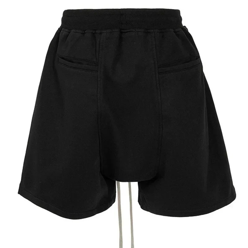 American Retro High Street Double Zipper Shorts Men And Women 2000s Vintage Casual Multi-Function Jogger Loose Sports Shorts