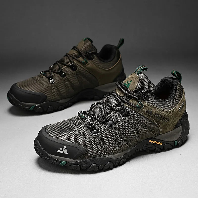 Non-slip Men Hiking Shoes Breathable Outdoor Wear Resistant Splashproof Climbing Men Sneaker Tourism Mountain Shoes