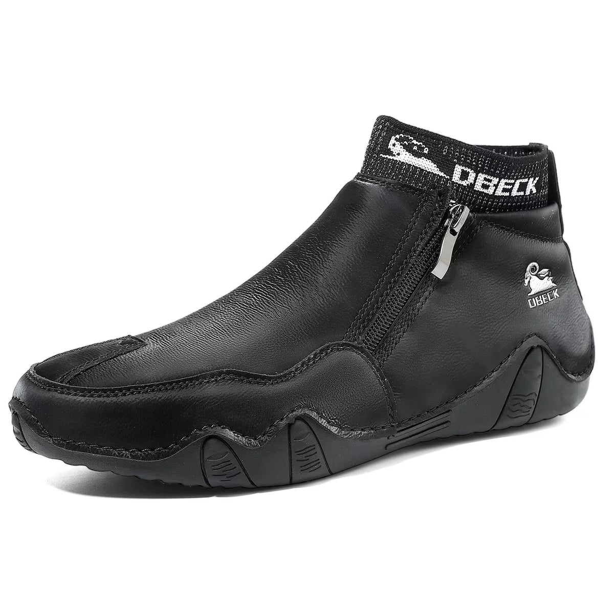 DBECK Men Sneakers Casual Shoes Male High Top Sneakers Winter Warm Designer Fashion Loafers Lace Up Shoes Men Ankle Boots