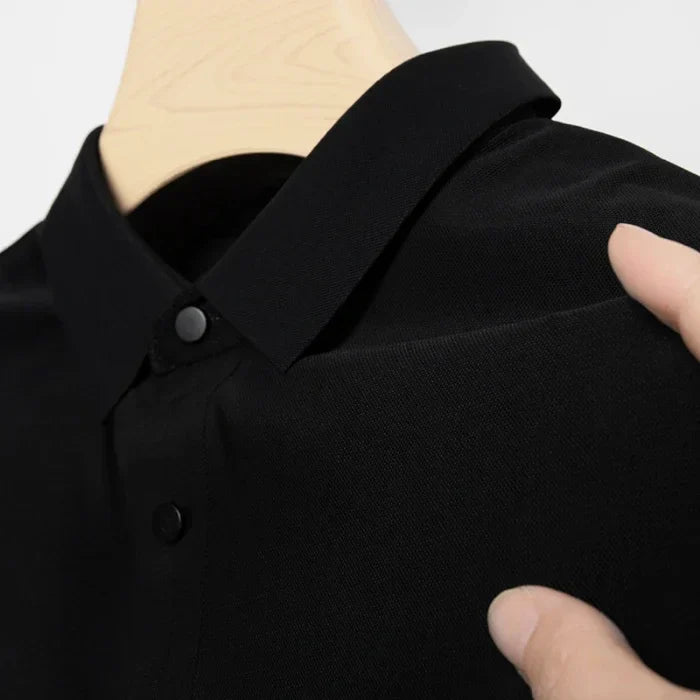 10 Color Men's Thin Polo Shirt Summer New Ice Silk Popular Business Casual Breathable Lapel Polo Shirt for Man Brand Clothing
