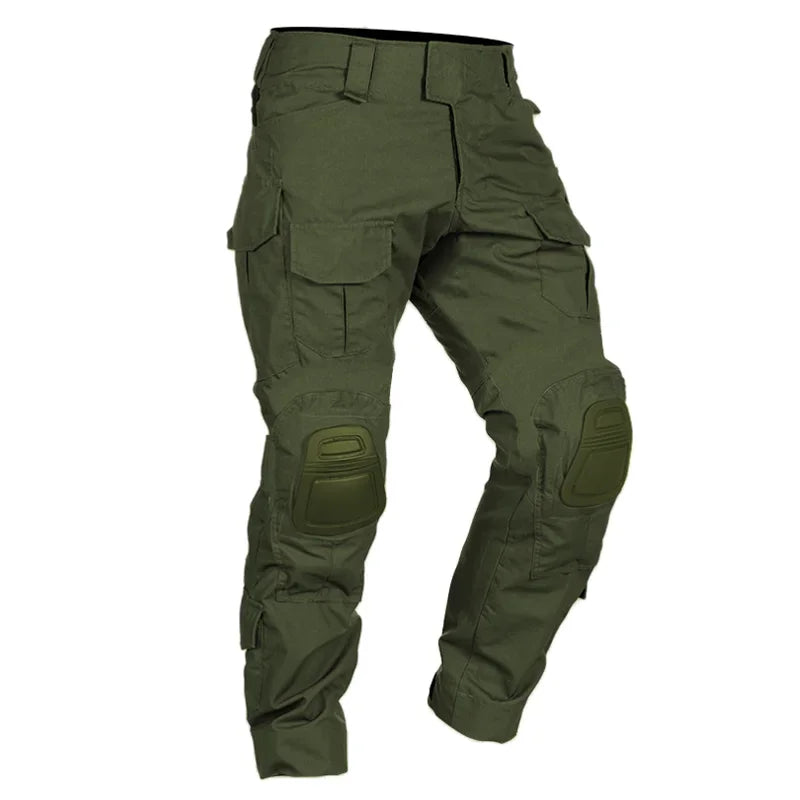 Outdoor Combat Pants +Knee Pads Tactical Cargo Pants Men Trousers Hunting Pants Camping Camo Multicam Workwear Trekking Clothes